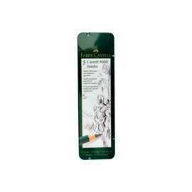 LÁPICES FABER-CASTELL 9000 JUMBO CON 5