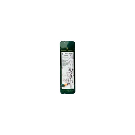 LÁPICES FABER-CASTELL 9000 JUMBO CON 5