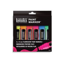 MARCADORES LIQUITEX PAINT 15 MM CON 6