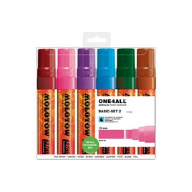 MARCADORES MOLOTOW ONE4ALL SET 2 DE 15 MM BL ...
