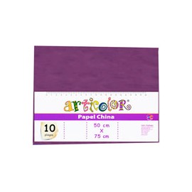 PAPEL CHINA ARTICOLOR DE 50X75 CM 22 G BOLSA ...