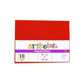 PAPEL CHINA ARTICOLOR DE 50X75 CM 22 G BOLSA ...