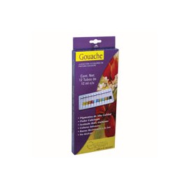 PINTURA GOUCHE RODART CON 12 TUBOS