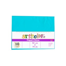 PAPEL CHINA ARTICOLOR DE 50X75 CM 22 G BOLSA ...