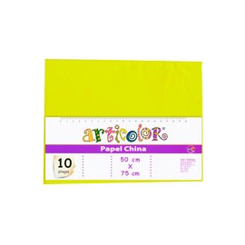 PAPEL CHINA ARTICOLOR DE 50X75 CM 22 G BOLSA ...