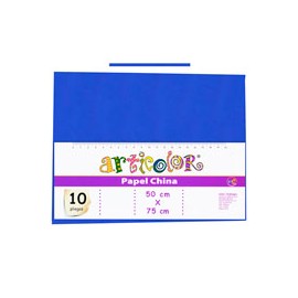 PAPEL CHINA ARTICOLOR DE 50X75 CM 22 G BOLSA ...