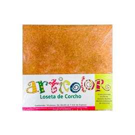 CORCHO ARTICOLOR GRANO FINO GROSOR 1MM 30X30 ...