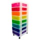 CAJONERA REALLY 8X7 CON RUEDAS ARCOIRIS