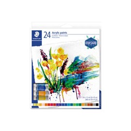 PINTURA ACRÍLICA STAEDTLER TUBO 12ML PAQUETE ...