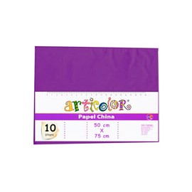 PAPEL CHINA ARTICOLOR DE 50X75 CM 22 G BOLSA ...