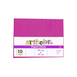 PAPEL CHINA ARTICOLOR DE 50X75 CM 22 G BOLSA ...