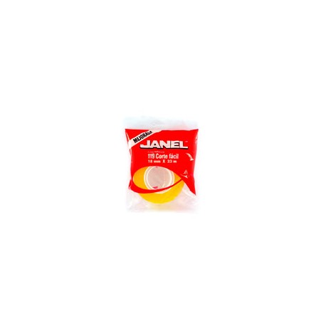 CINTA ADHESIVA  JANEL 119 18MM X 33M
