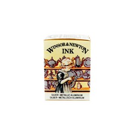 TINTA CHINA WINSOR AND NEWTON 30 ML PLATA