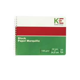 BLOCK MARQUILLA KE CON ESPIRAL 32X24 CM 50 H ...