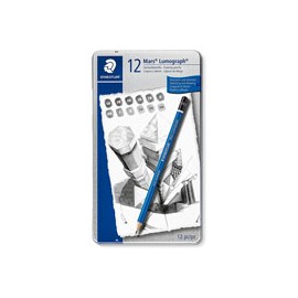 LÁPICES DE GRAFITO STAEDT 100-G12-12 6B-4H C ...