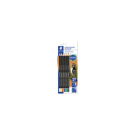 LÁPICES STAEDTLER PERMANENTE BLISTER CON 6