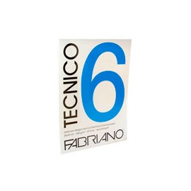 BLOCK FABRIANO TÉCNICO 6 LISO 240 G 25X35 CM