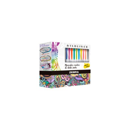 MARCADORES ZEBRA MILDLINER COL PAQUETE CON 2 ...