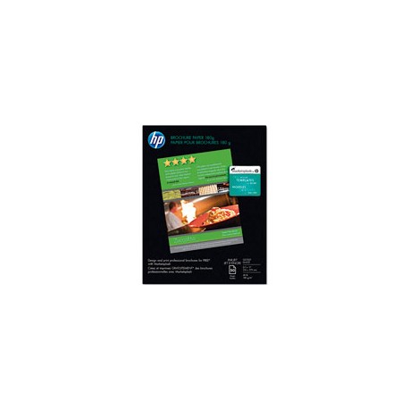 PAPEL HP  BROCHURE GLOSSY 8.5X11PLG PAQUETE  ...