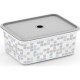 CAJA MULTIUSOS CVR MOSAIC 29X22X12 CM GRIS