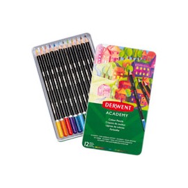 LÁPICES DE COLORES DERWENT ACADEMY CON 12