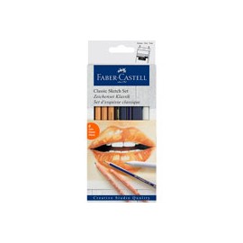 LÁPICES FABER-CASTELL SKETCH CLASSIC CON 6