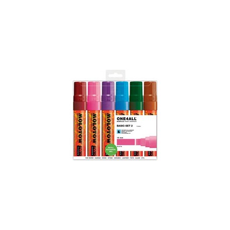 MARCADORES MOLOTOW ONE4ALL SET 2 DE 15 MM BL ...
