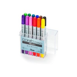 MARCADORES COPIC CIAO BASIC SET CON 12