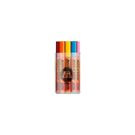 MARCADORES MOLOTOW ONE4ALL SET 1 DE 4 MM BLÍ ...