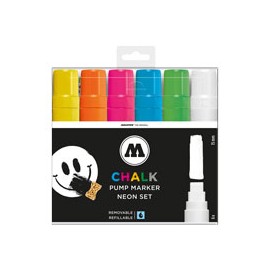 MARCADOR MOLOTOW BAS CHALK NEÓN 15 MM PAQUET ...