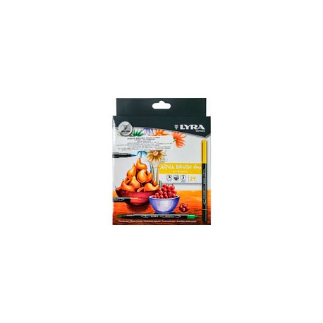 MARCADORES LYRA AQUABRUSH DUO CAJA CON 24