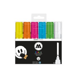 MARCADOR MOLOTOW BAS CHALK NEÓN 4-8 MM PAQUE ...