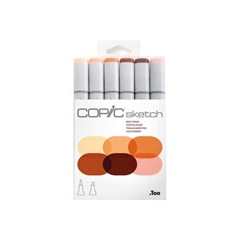MARCADOR COPIC SKETCH SKIN TONES1 PAQUETE CO ...