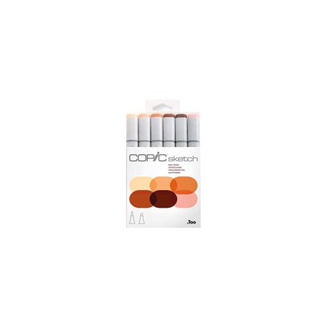 MARCADOR COPIC SKETCH SKIN TONES1 PAQUETE CO ...
