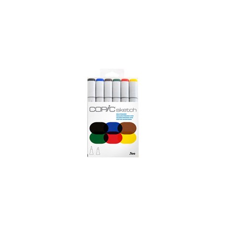 MARCADOR COPIC SKETCH BOLD PRIMARIES PAQUETE ...