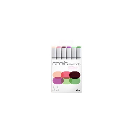 MARCADORES COPIC SKETCH FLORAL FAVORITES I C ...