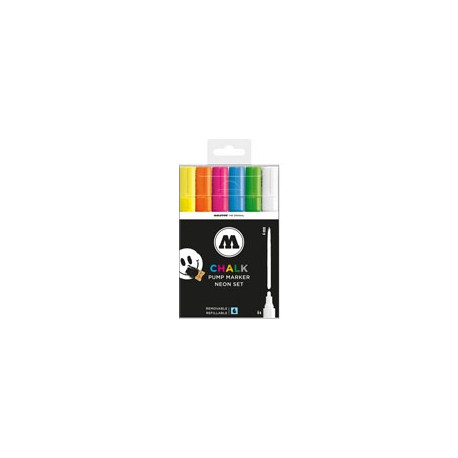 MARCADOR MOLOTOW BAS CHALK NEÓN 4 MM PAQUETE ...