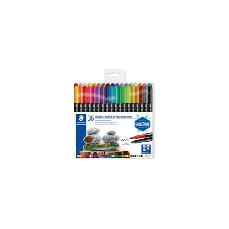 MARCADORES STAEDTLER PERMANENTE DOBLE PUNTA  ...
