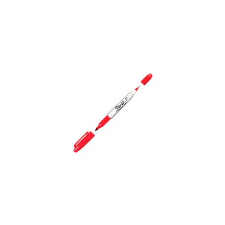 MARCADOR PERMANENTE SHARPIE SINGLE TWIN TIP