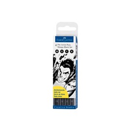 MARCADORES FABER CASTELL MANGA BLACK SET CON ...