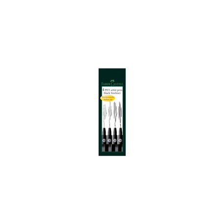 MARCADORES FABER-CASTELL PITT ARTIST PEN NEG ...