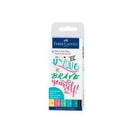 MARCADORES FABER- CASTELL PITT ARTIST PEN LE ...