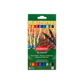 MARCADORES DERWENT ACADEMY 01 DOBLE PUNTA CO ...