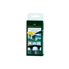 MARCADOR FABER-CASTELL PITT ARTIST PEN GRISE ...