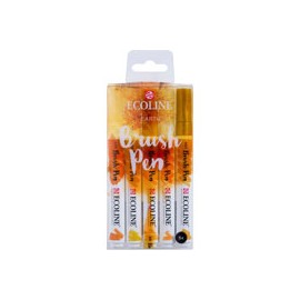 MARCADOR ECOLINE BRUSH PEN TIERRA PAQUETE CO ...