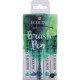 MARCADOR ECOLINE BRUSH PEN TONOS VERDE AZUL  ...