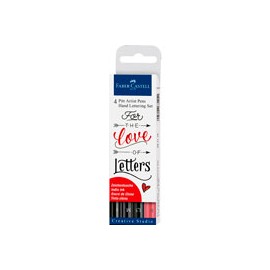 MARCADORES FABER-CASTELL PITT ARTIST PEN LET ...