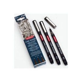 MARCADORES DERWENT LINE MAKER NEGRO BLÍSTER  ...