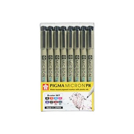 MARCADORES SAKURA PIGMA PN COLOR BLISTER CON ...