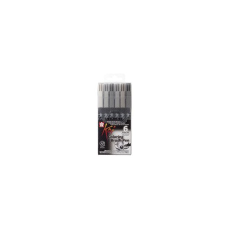 MARCADORES SAKURA KOI BRUSH ACUARELEABLE PAQ ...